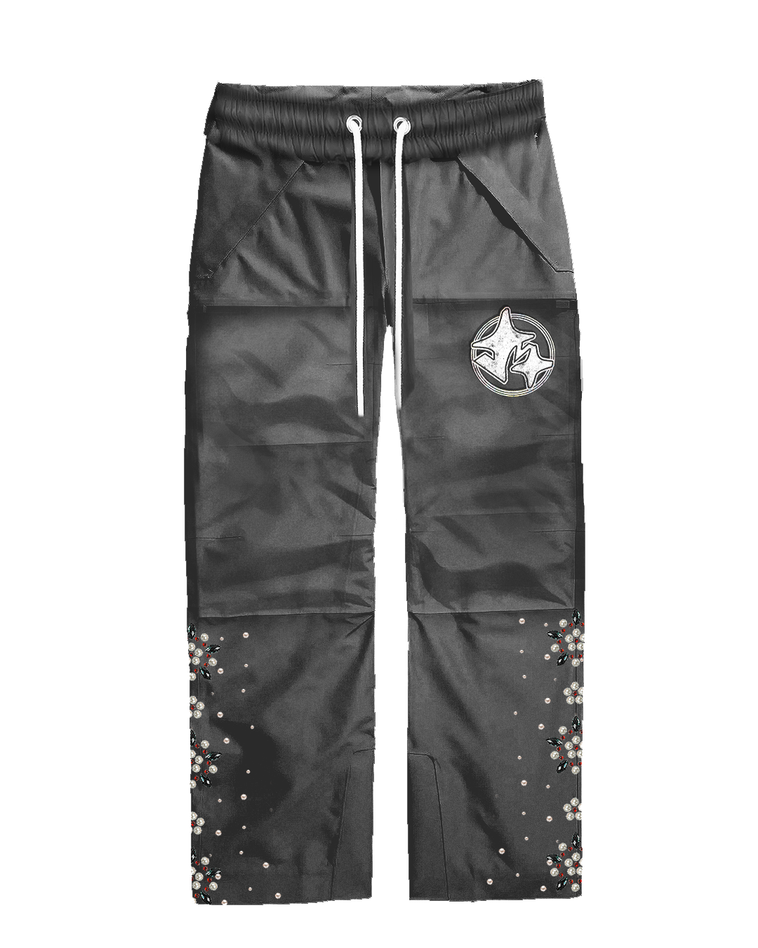 ‘triumph’ grey rain pants
